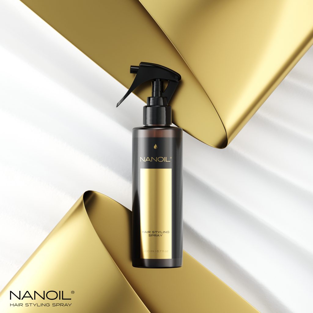 Spray de stilizare & fixativ în 1: Îndrăgostiți-vă de Nanoil Hair Styling Spray